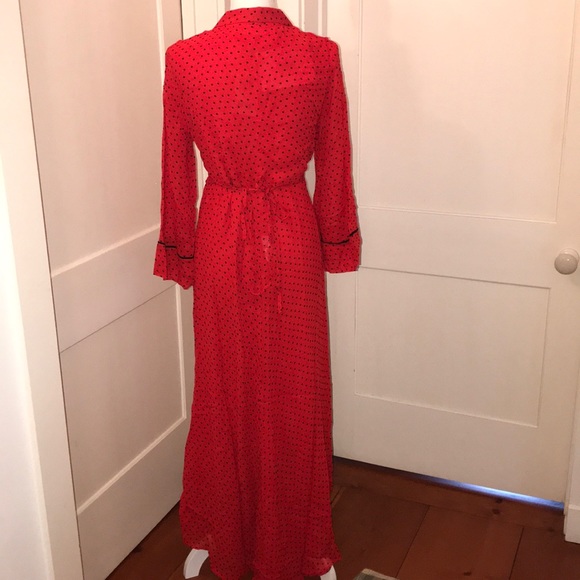 ⭐️New⭐️Ganni Wrap Midi Dress - Picture 10 of 16